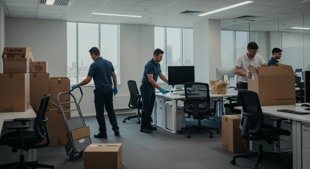 Office Movers in Dubai – Professional Corporate Relocation by Bait Al Saqar Movers.